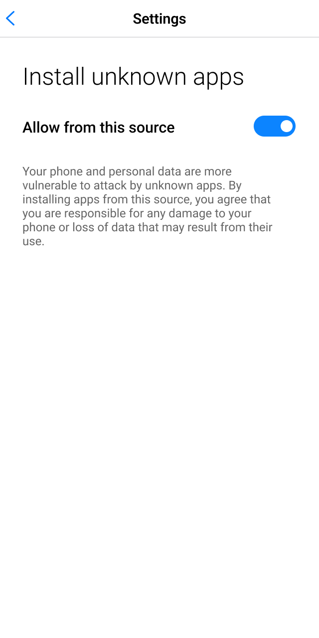 Enable installation from unknown Android sources to run Beep Beep Casino Aviator.