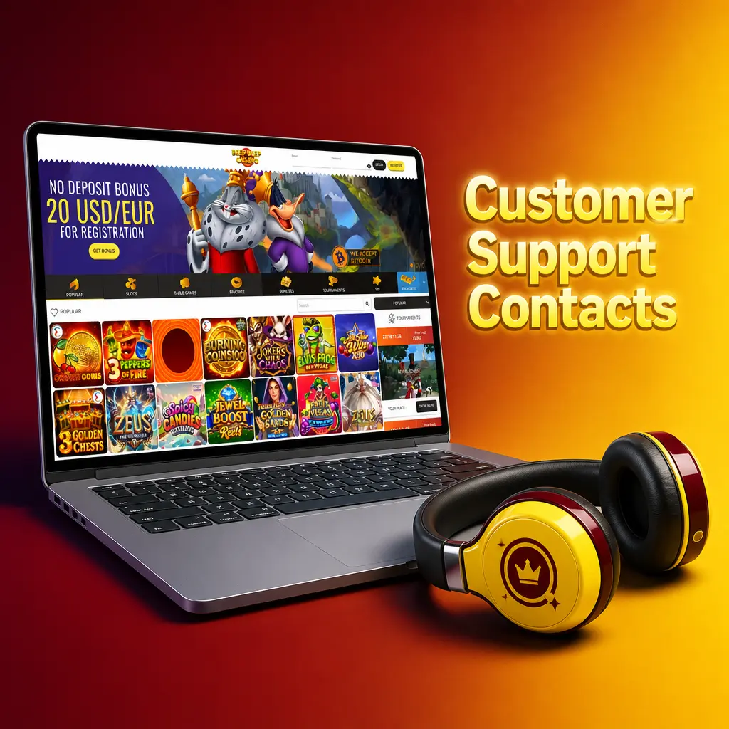 Beep Beep Casino customer support contact options for deposit help: live chat, email, and Help Center FAQ