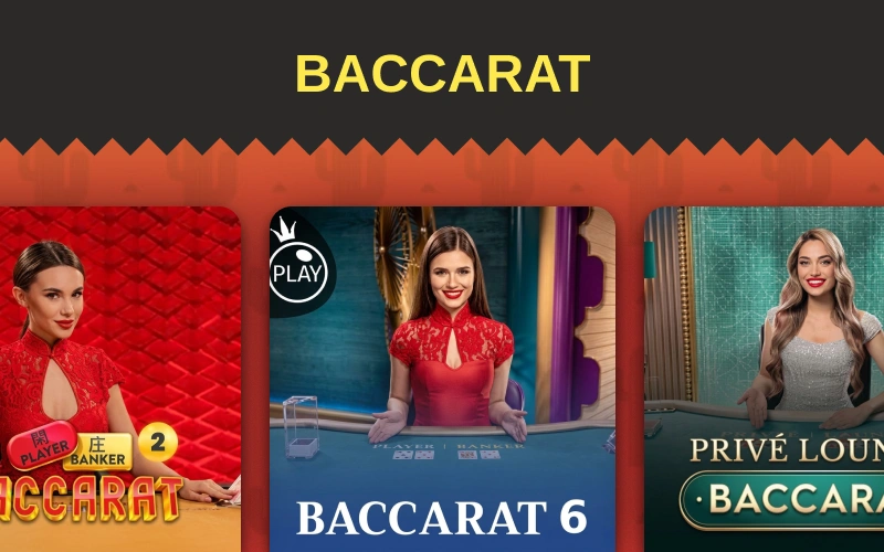 Experience Beep Beep Casino live Baccarat with professional real dealers.