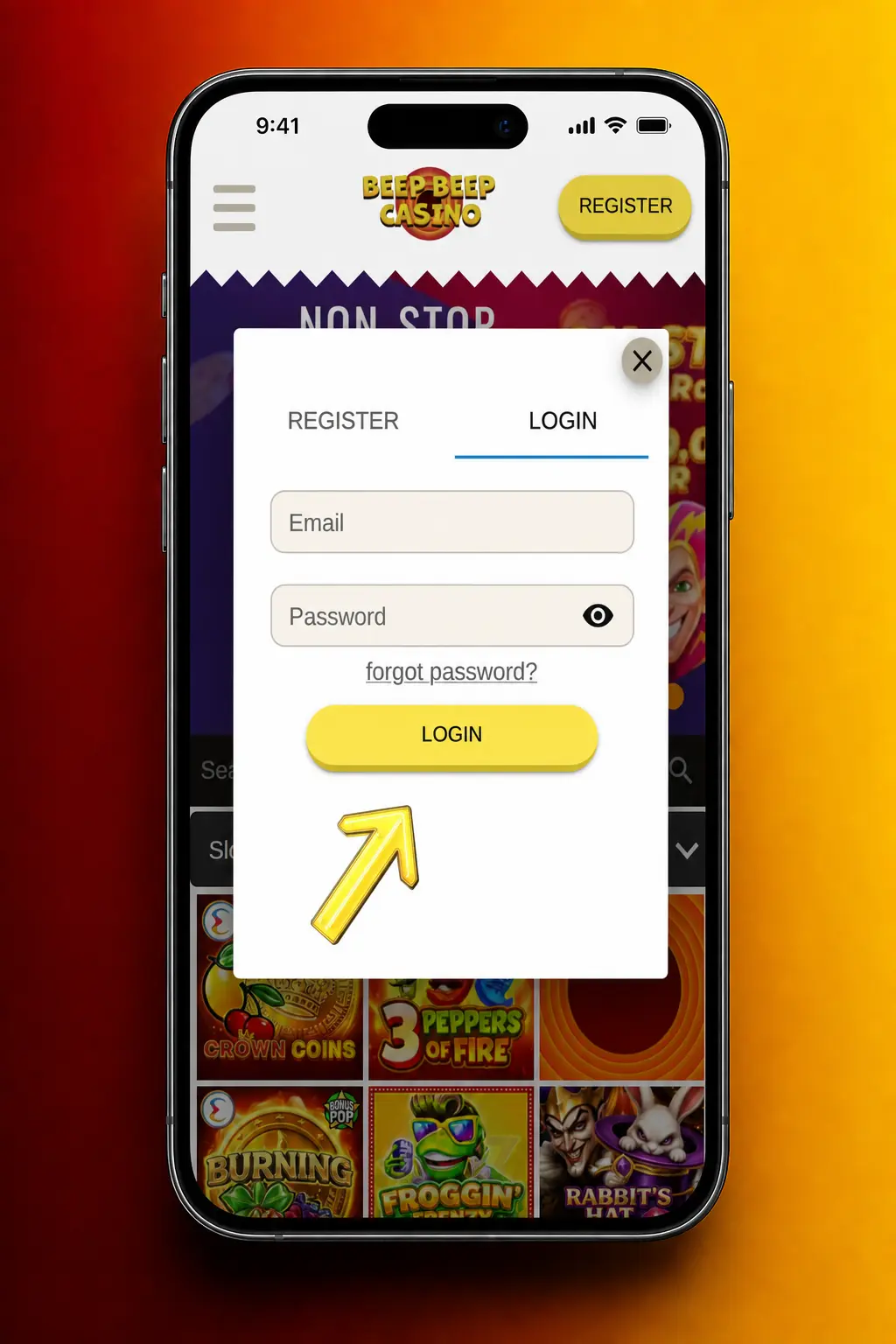 Step-by-step guide to withdrawing money from Beep Beep Casino using the Cashier withdrawal menu